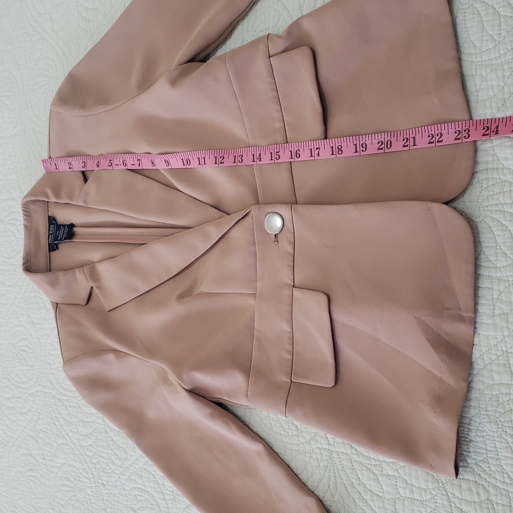 Women's Tan Blazer Size PS - Picture 8 of 11
